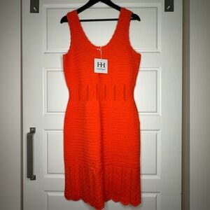 NWT Haute Hippie Style Orange Crochet Dress